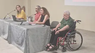 Nereida Torrijos, Carlos Garcés, Susana Villacampa y Ángel Gari, en la apertura de las Noches Mágicas.