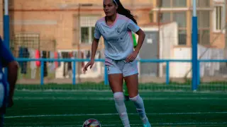 Beatriz Mosquera, en el Madrid CFF.