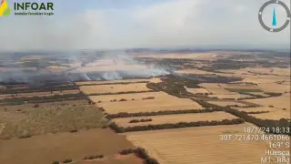 Un vídeo más del incendio alberto alto