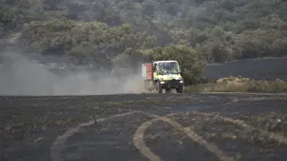 El fuego arrasó 70 hectáreas el pasado jueves en Albero Alto.