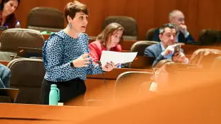 Leticia Soria, viceportavoz del PSOE en las Cortes de Aragón