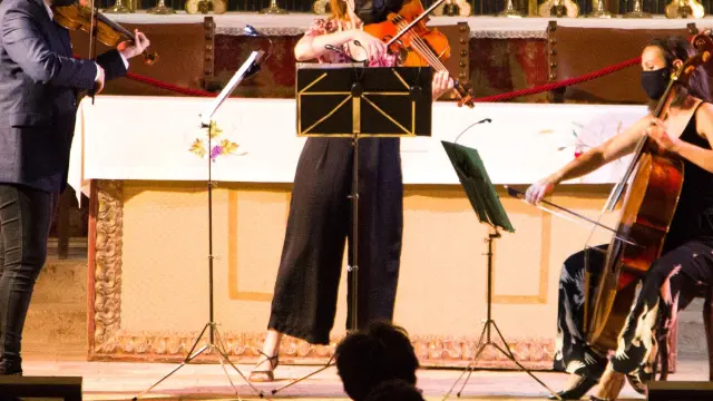 La Colegia de Bolea acogió el concierto de la prestigiosa formación Concerto 1700.