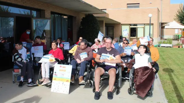 Aspace Huesca atiende a las personas con parálisis cerebral y discapacidades.