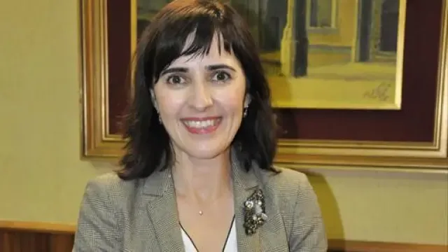 Ana Diéguez, en el Ayuntamiento de Jaca.