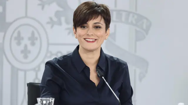 La portavoz del Gobierno, Isabel Rodríguez, en su comparencia posterior al Consejo de Ministros.