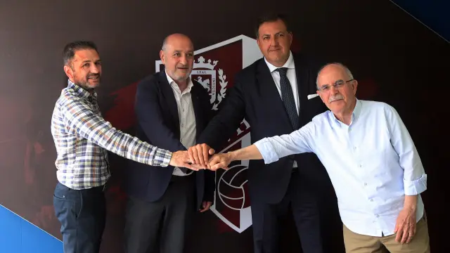 Sergio Gracia, Fernando Callizo, Manuel Torres y Alberto Larraz, miembros de la nueva comisión.
