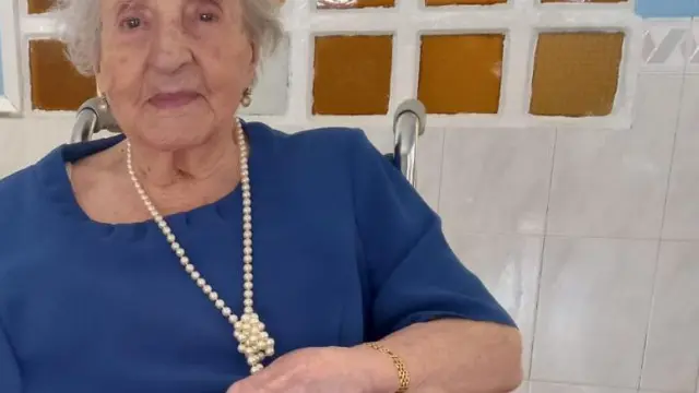 Aurora Sopena sopló las velas de su 107 cumpleaños.