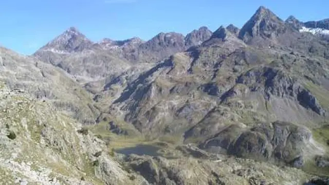 Pico de la Gran Facha, frontera entre Francia y España.