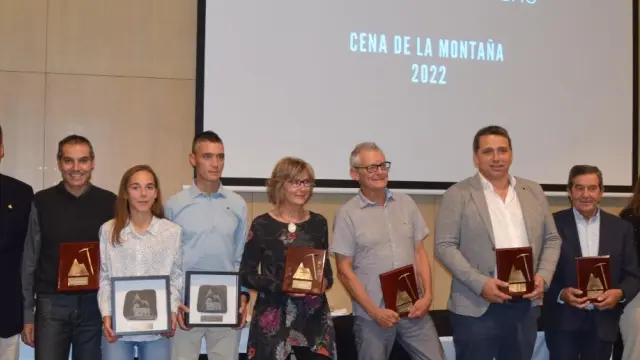 Premiados por la Federación Aragonesa de Montañismo.