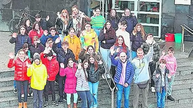 Los alumnos del IES Castejón de Sos, premio Escolares