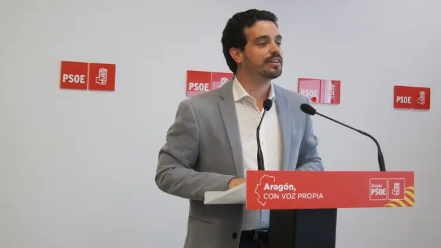 El secretario general de Organización del PSOE en Aragón, Darío Villagrasa.