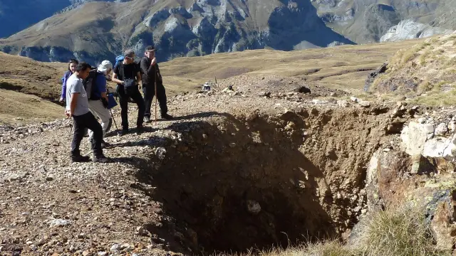 La investigación está destinada a poner en valor la riqueza minera del Geoparque Sobrarbe-Pirineos.