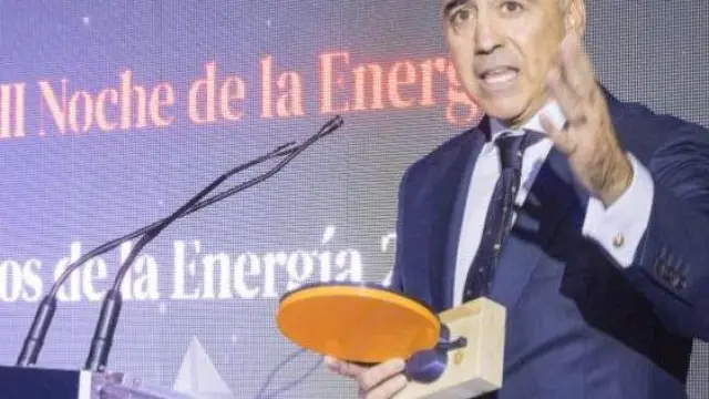 Pablo Lera, socio fundador y presidente ejecutivo de Levitec, recoge el premio a la trayectoria empresarial.