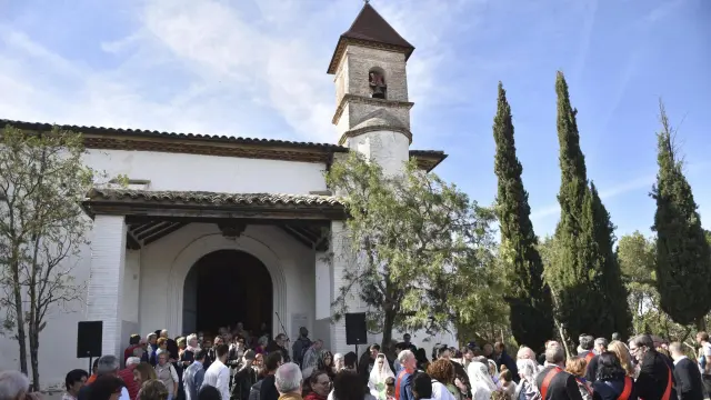La misa en honor a San Jorge se celebrará a las diez de la mañana en la ermita.