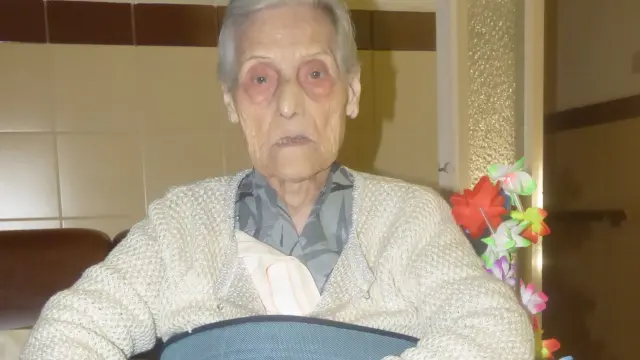 Pilar Domper, segunda centenaria residente en Castillazuelo que muere en un mes