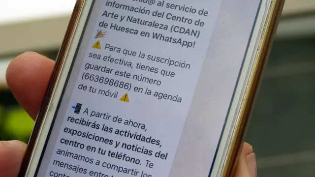 El CDAN pone en marcha un pionero servicio de comunicación en WhatsApp
