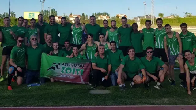 El equipo masculino de Intec-Zoiti de atletismo aparece en segunda posición