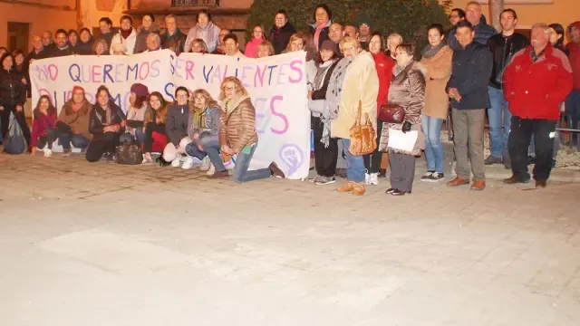 Apoyo en la provincia de Huesca a la concentración en Andalucía por los derechos de las mujeres