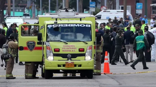 Diez muertos y 65 heridos en un atentado en Bogotá