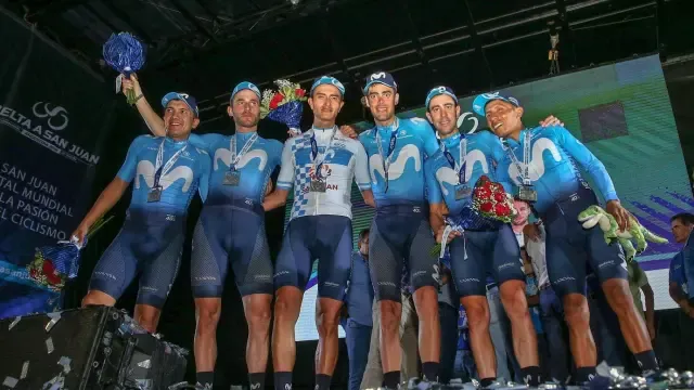 Movistar conquista la Vuelta San Juan con gran trabajo de Jorge Arcas