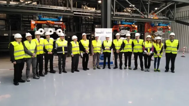 Brilén inaugura en Barbastro sus nuevas líneas de producción de hilo técnico de poliéster