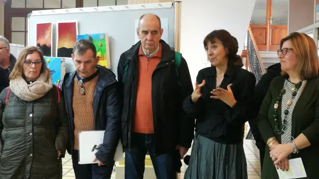 Instituciones y entidades sociales llevan al Campus de Huesca su trabajo terapéutico con el arte