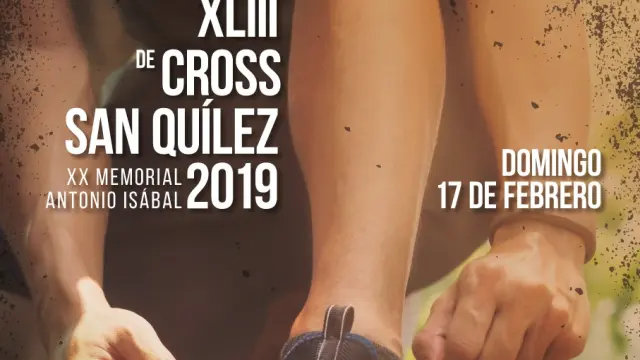Binéfar celebra la XLIII edición del Cross de San Quílez - XX Memorial Antonio Isábal, el 17 de febrero