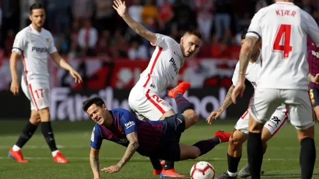 El Sevilla ya se centra en el Huesca