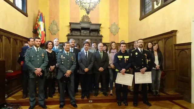Nicolás Hernández Gracia y Daniel Muñoz Hernando son condecorados con la Medalla al Mérito Social