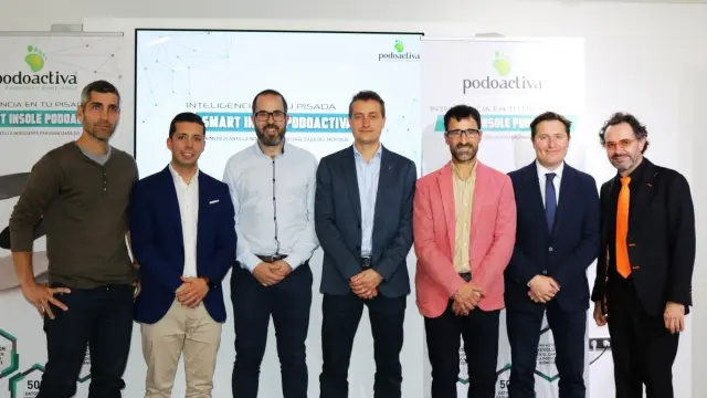 La empresa oscense Podoactiva crea las primeras plantillas inteligentes del mundo