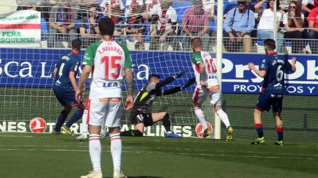 El Huesca ha encajado gol en las últimas cinco jornadas de competición