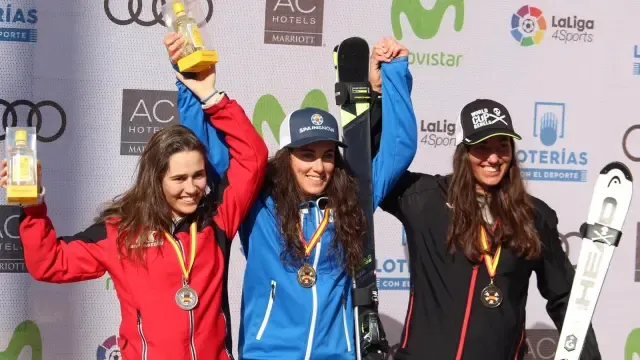Inda Garín, bronce en el Slalom
