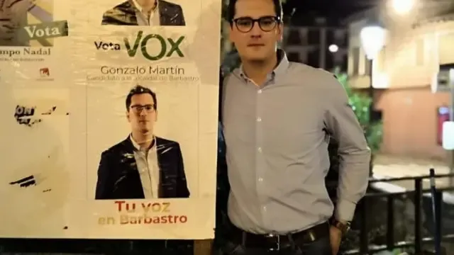 Gonzalo Martín ha dimitido como candidato a la alcaldía de Barbastro por Vox