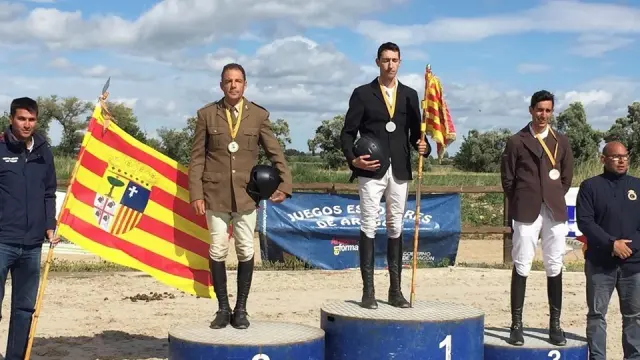 El oscense Luis Gregorio se proclama Campeón de Aragón de Salto de Obstáculos