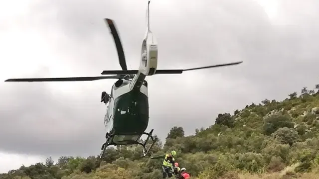 La Guardia Civil realiza tres rescates en apenas tres horas en el Parque Natural de Guara