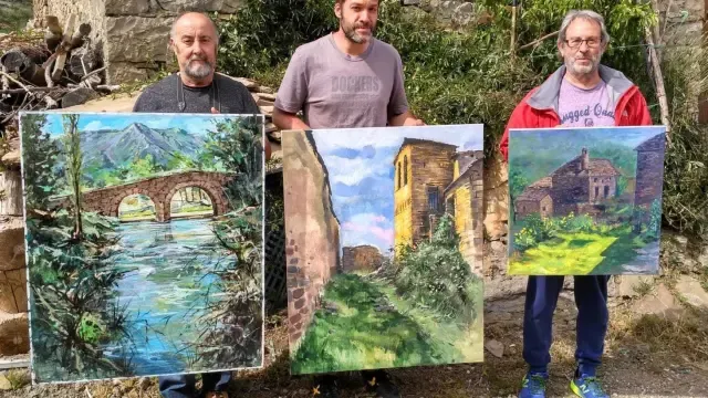 Javier Riaño gana el XIV Concurso de Pintura Rápida de Belsué
