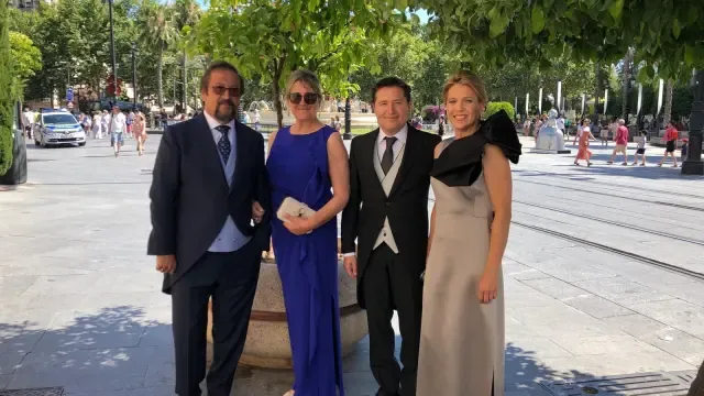 En la boda de Sergio Ramos y Pilar Rubio