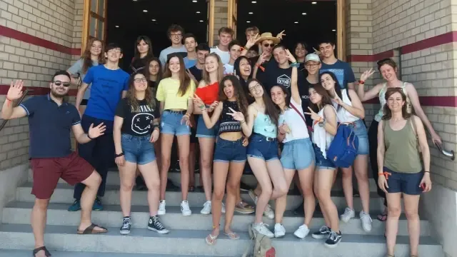 Jóvenes italianos llegan al Bajo Cinca a participar en un proyecto Erasmus+