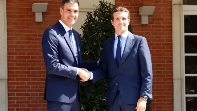 Nuevo encuentro entre Pedro Sánchez y Pablo Casado en la Moncloa
