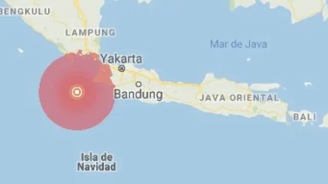 Un terremoto de magnitud 6,8 sacude las islas de Java y Sumatra en Indonesia
