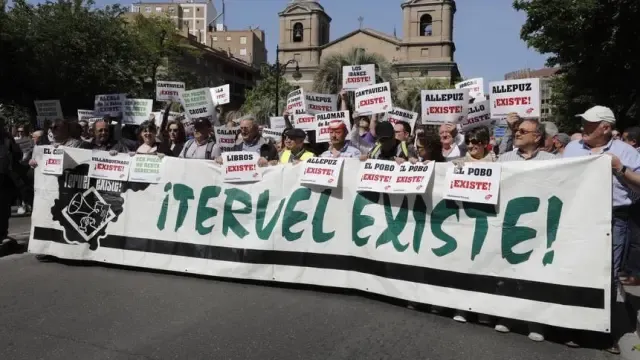 Teruel Existe pide a Sánchez inversión en políticas contra la despoblación