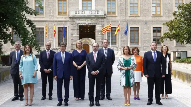 Lambán apela a la ejemplaridad de un gobierno diverso y comprometido con Aragón