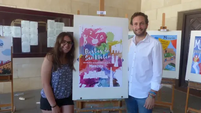 La joven Marina Broto gana el concurso del cartel de las fiestas de San Mateo de Monzón