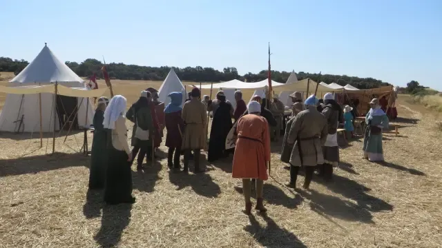 La recreación medieval de Foces atrae a 200 personas