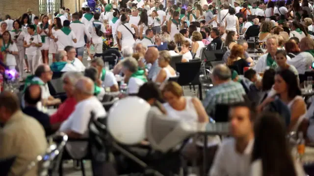 La hostelería de Huesca, satisfecha con el resultado final de la fiesta laurentina