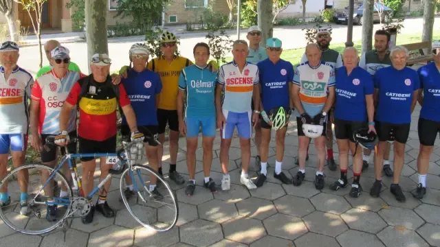 Etapa Clásica del Club Ciclista Oscense con el Pedal Aragonés en Ontinar