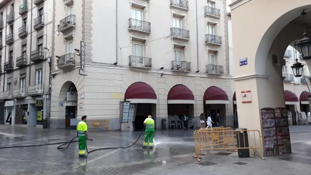 El Ayuntamiento de Huesca licitará la limpieza viaria por 22 millones para 8 años