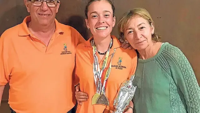 La pescadora altoaragonesa Nuria Mallada gana el Campeonato Nacional en Monzón