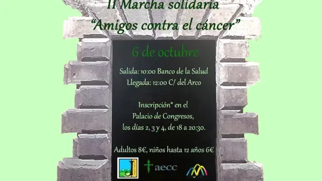 La AECC de Jaca celebra su II Marcha Solidaria este domingo