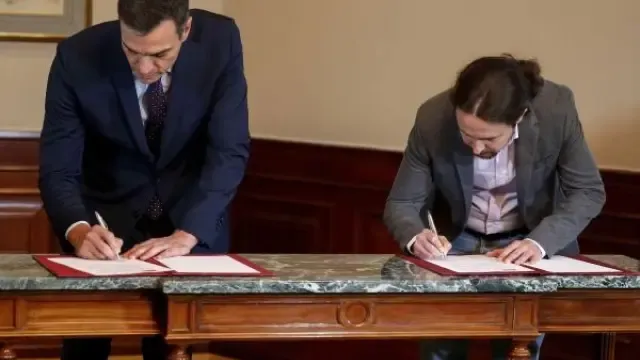 Sánchez e Iglesias presentan esta tarde su acuerdo programático de Gobierno